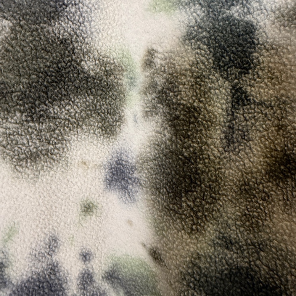 Feat Unisex Tie-Dye Crewneck Blanket Blend Olive and Charcoal Loungewear Sz XL - Picture 5 of 10